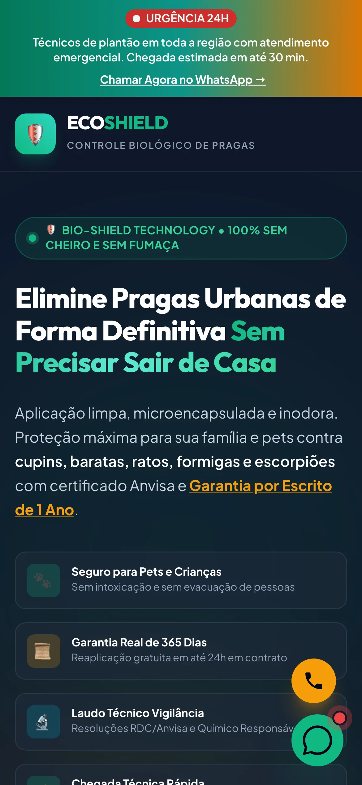 O mesmo modelo visto no celular