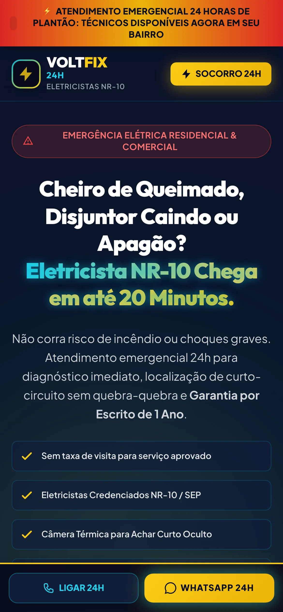 O mesmo modelo visto no celular
