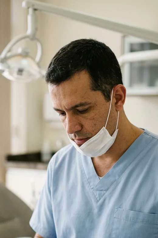 O dentista da clinica